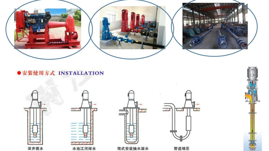 Vertical Turbine Pump, Centrifugal Pump, Fire Pump, 750gpm 1000gpm 15000gpm Vertical Turbine Pump