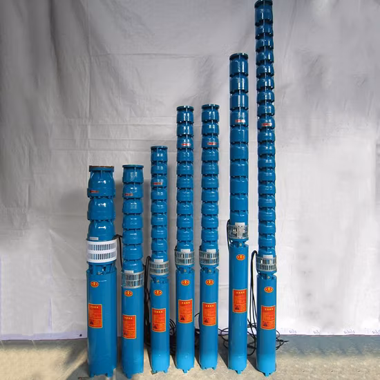 Irrigation Cast Iron / Stainless Steel Electric Submersible Water Deep Well Pump