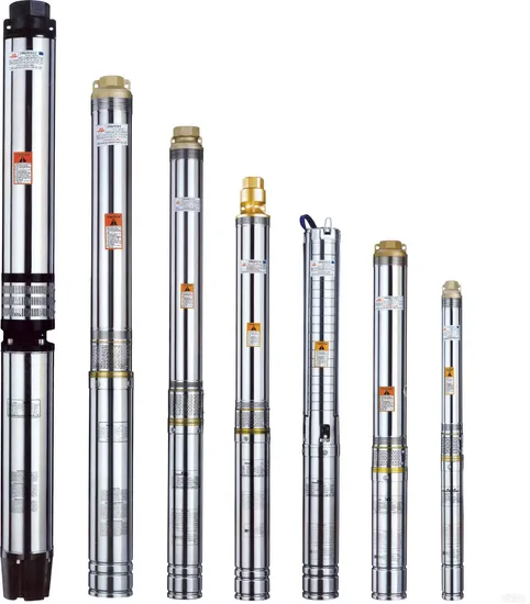 Irrigation Cast Iron / Stainless Steel Electric Submersible Water Deep Well Pump